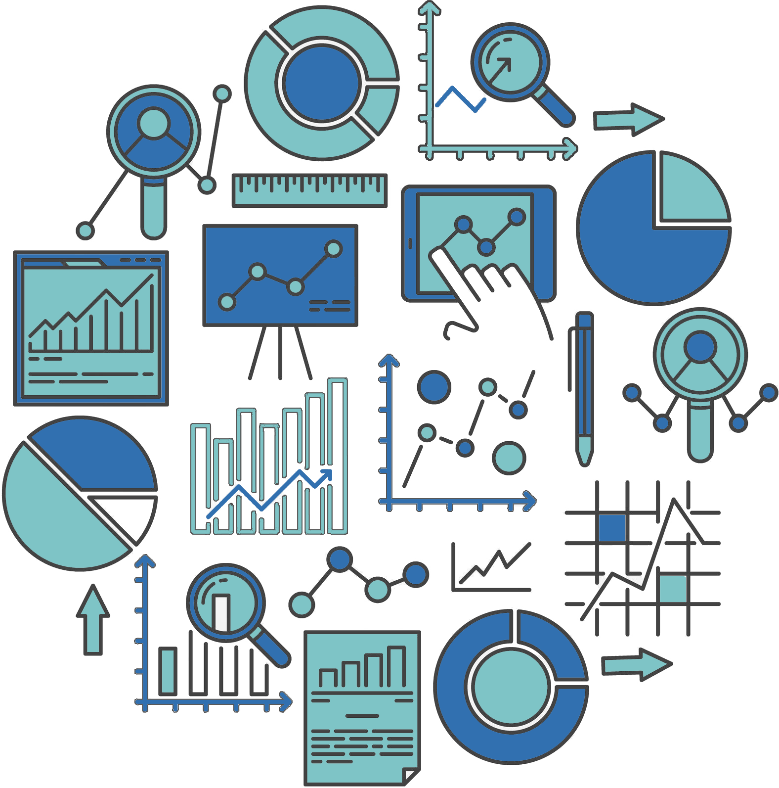 Illustration de l'analyse des données